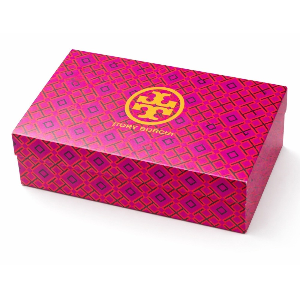 Tory Burch Shoe‎ Box Good Luck Trainer Size 7 Pink Orange
